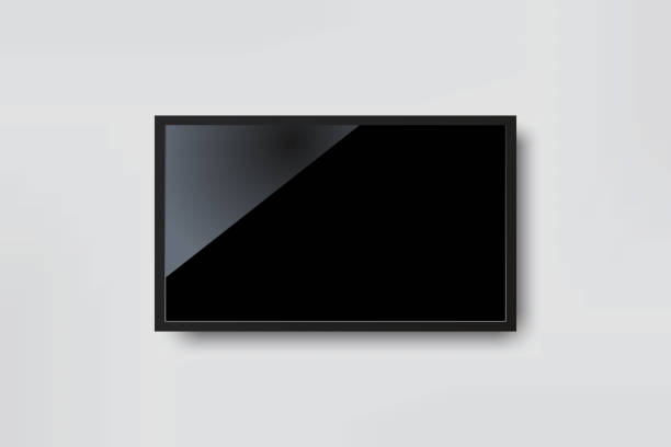 wall tv clipart