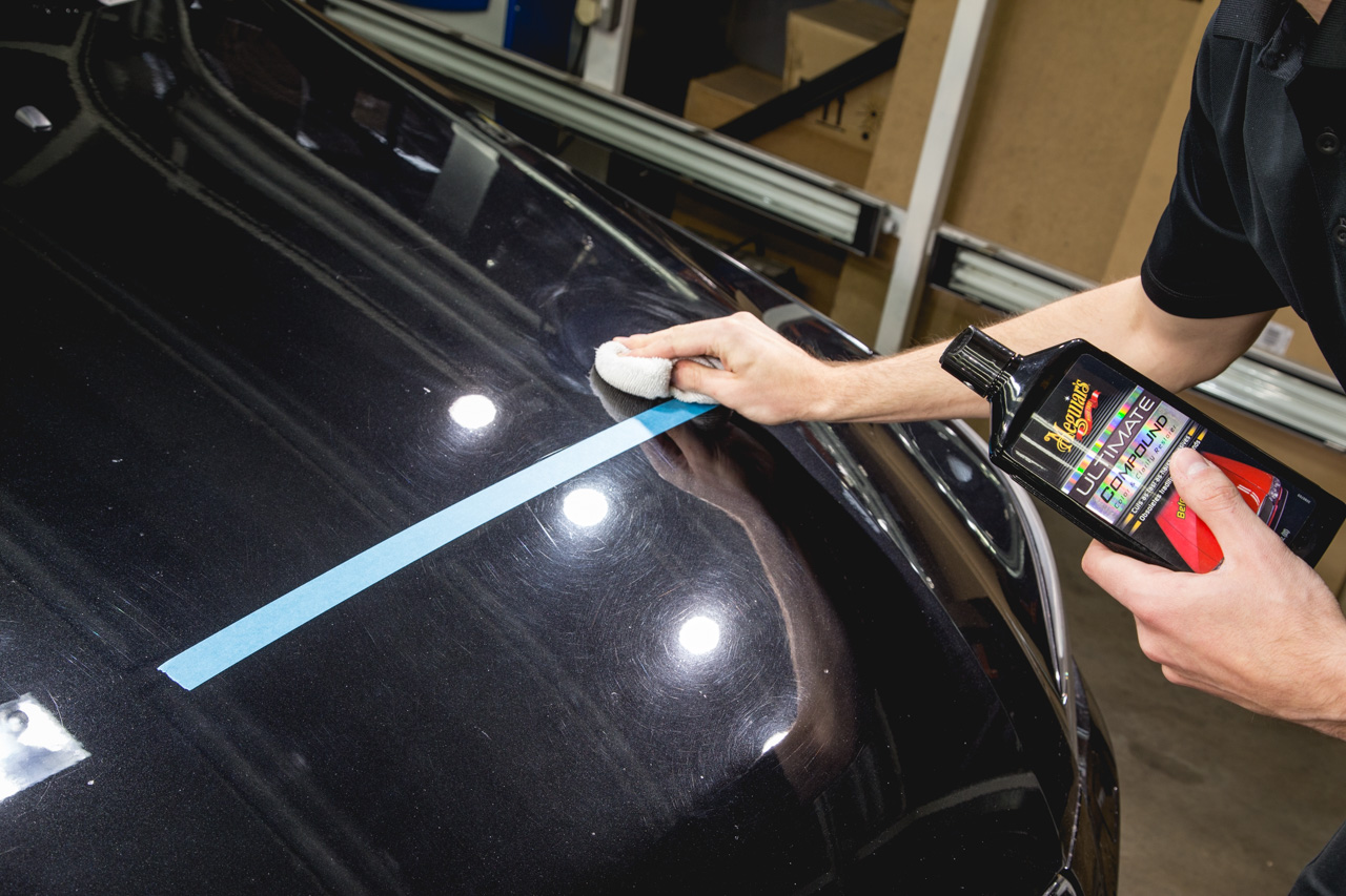 meguiars ultimate compound by hand