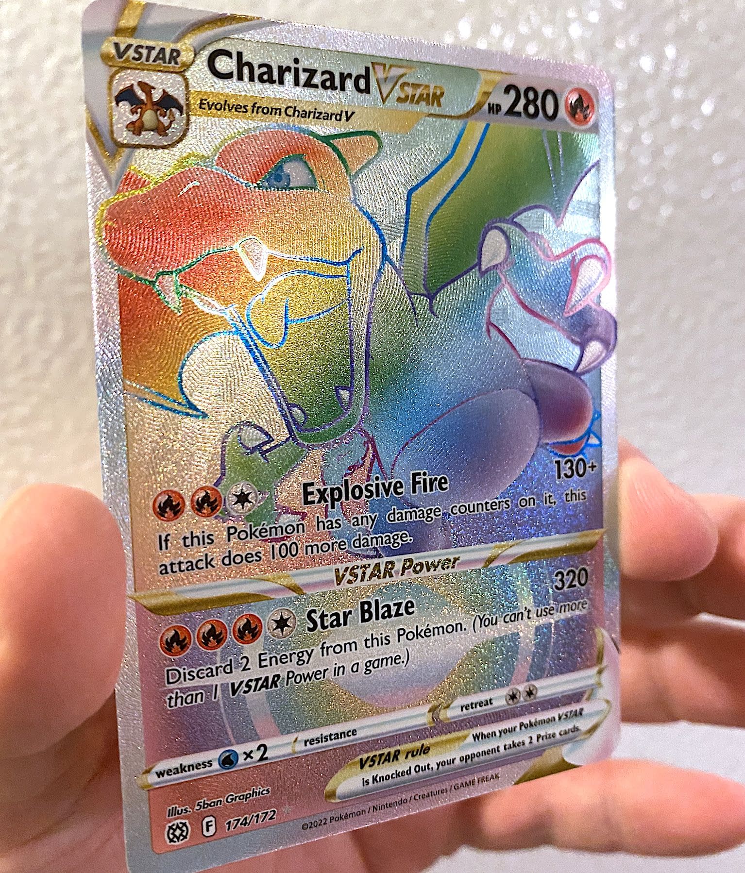 how much is rainbow charizard worth