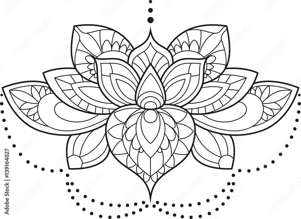 lotus flower mandala
