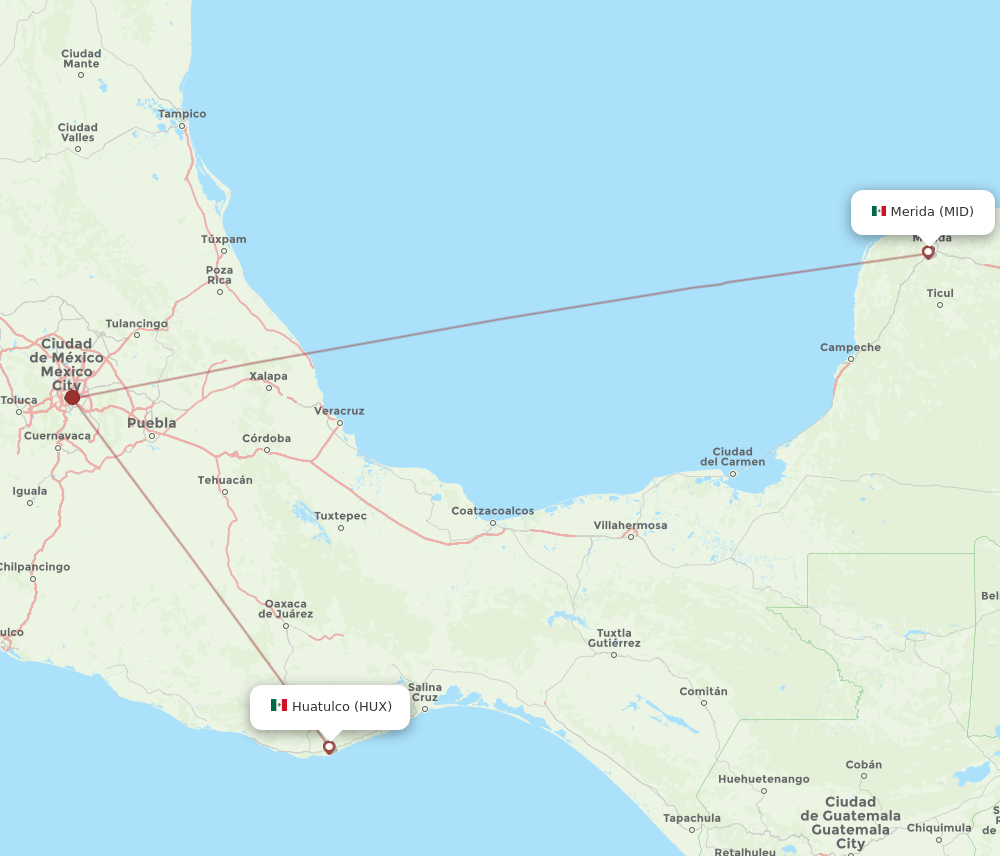 huatulco mexico city flights