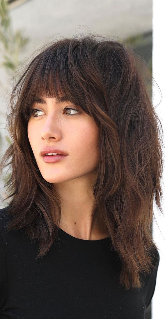 haircut with fringe and layers