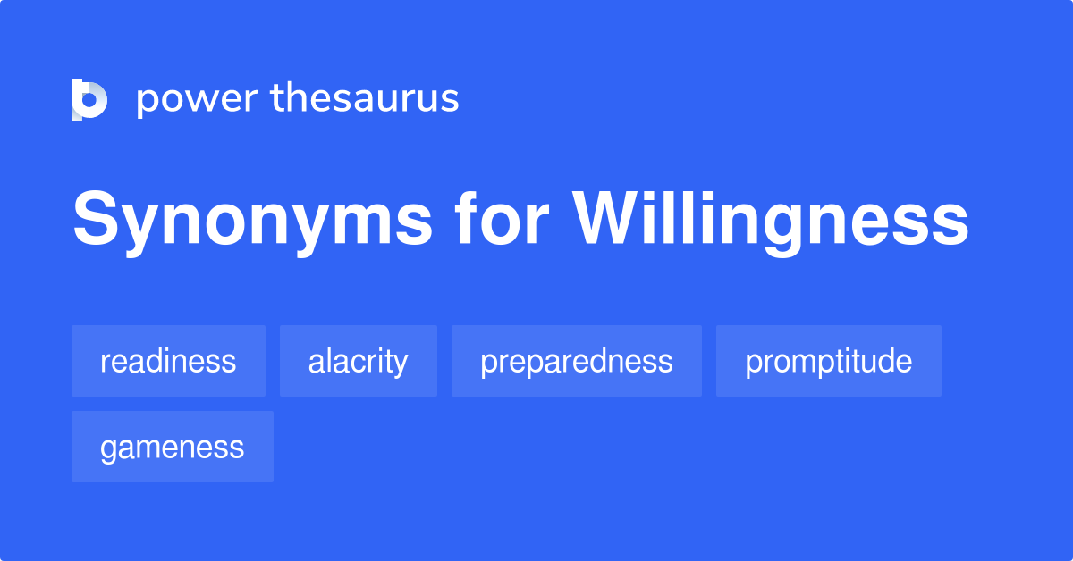 willingness synonym