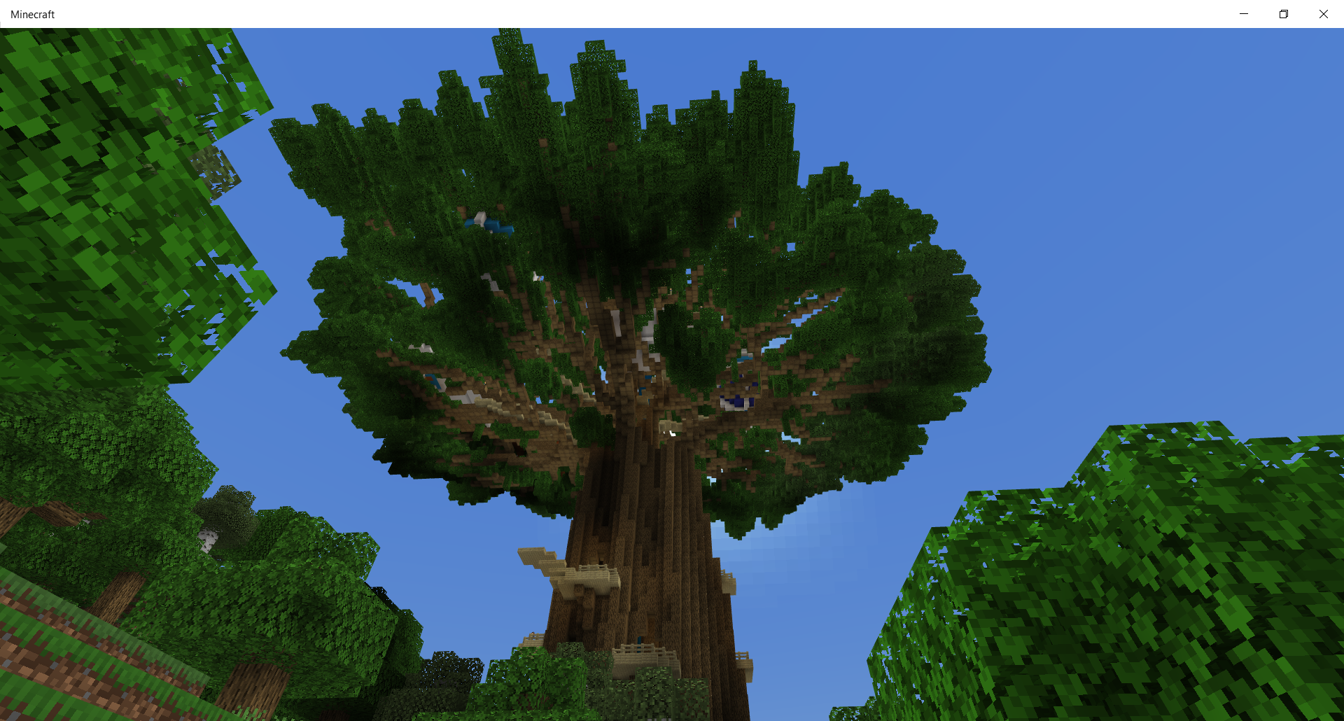 minecraft giant tree