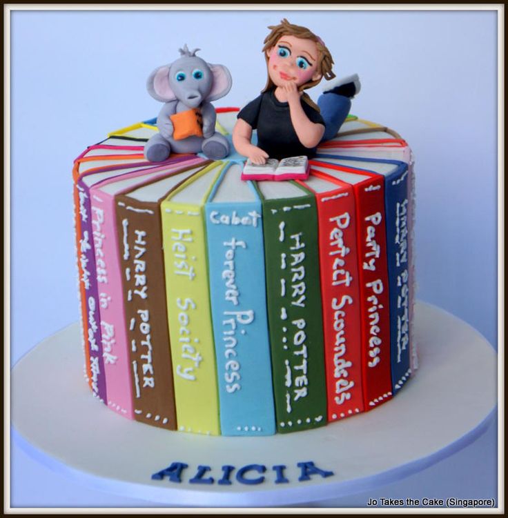 book cake ideas