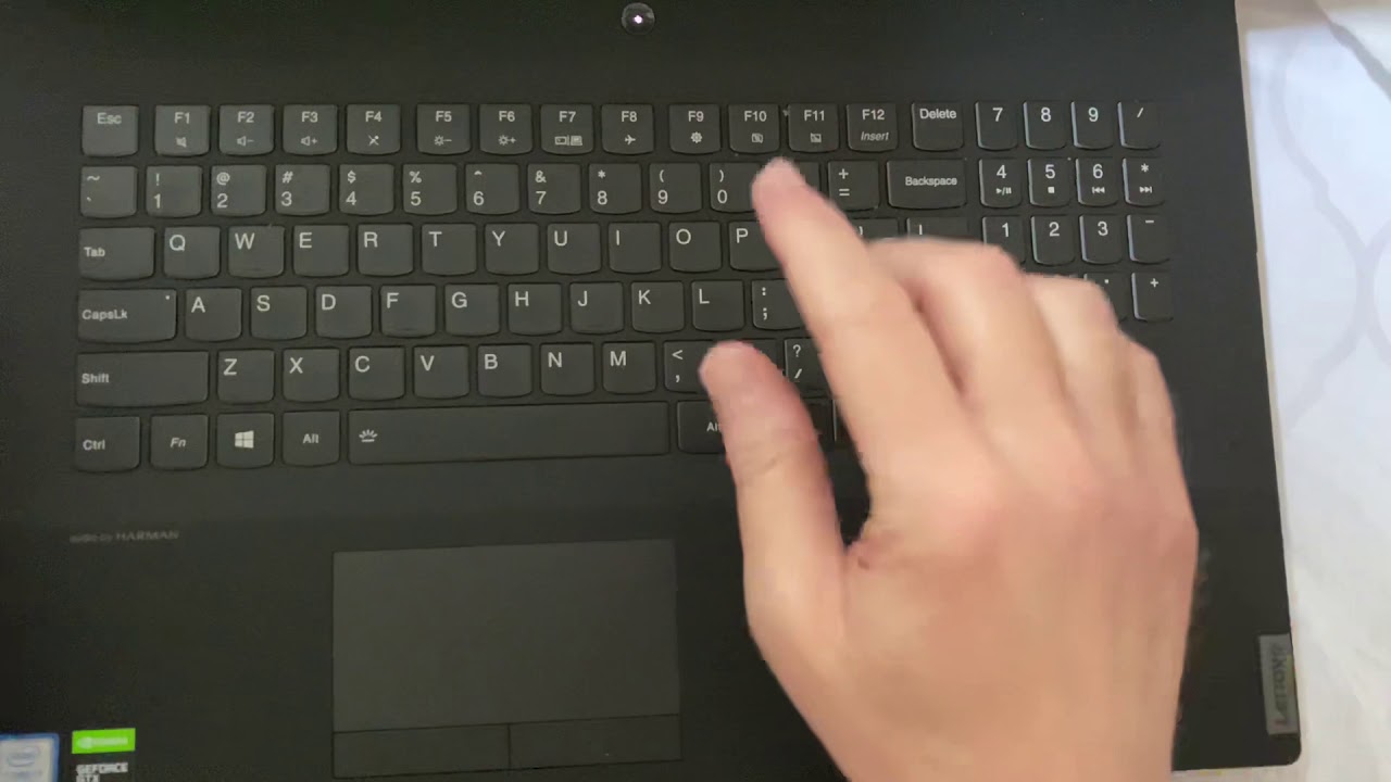 lenovo laptop keyboard light