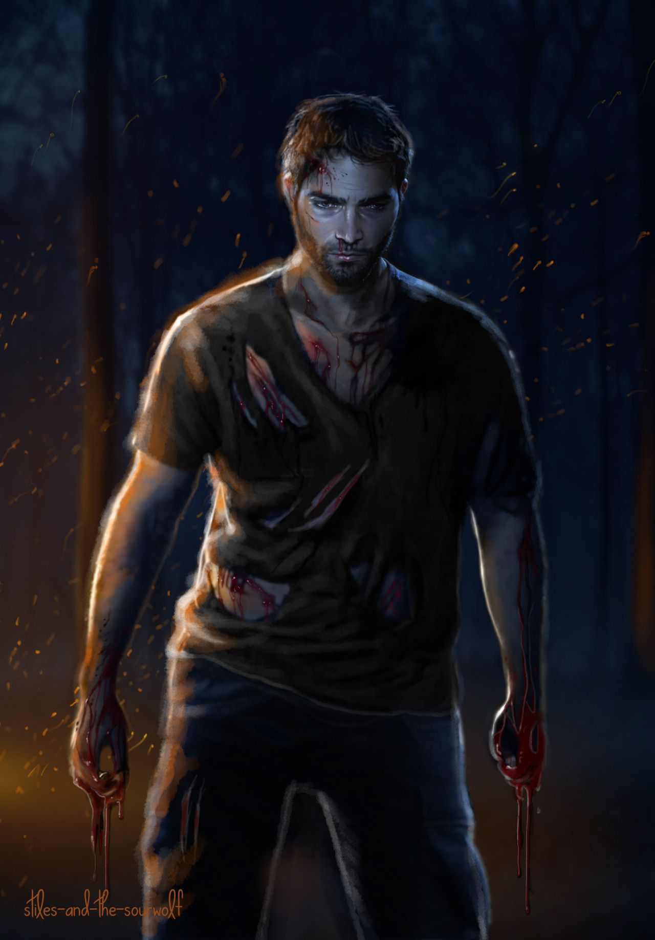 derek hale fan art