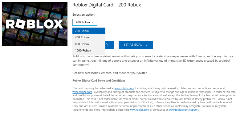 how much is 1000 robux in canadian dollars