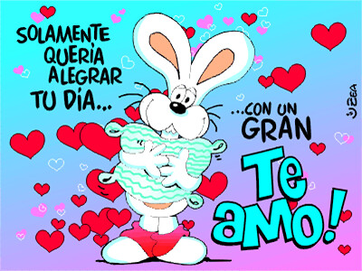 lindo día amor te amo