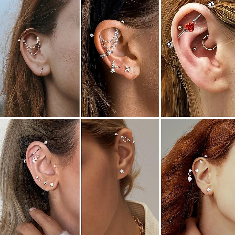 industrial ear piercing jewelry