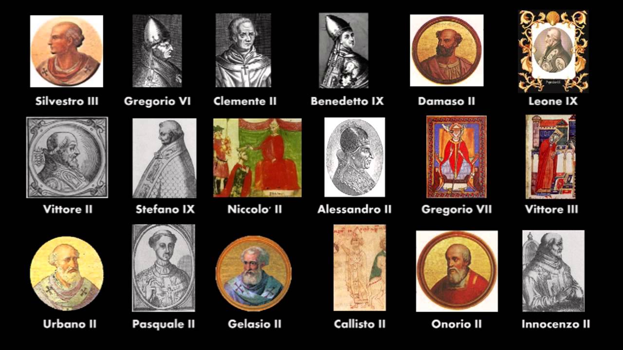 chronological list of popes