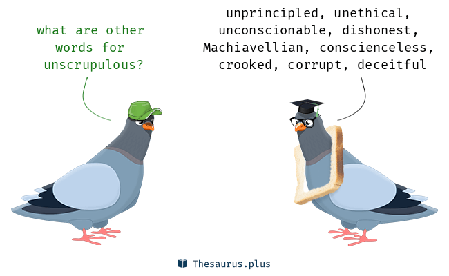 unscrupulous synonym