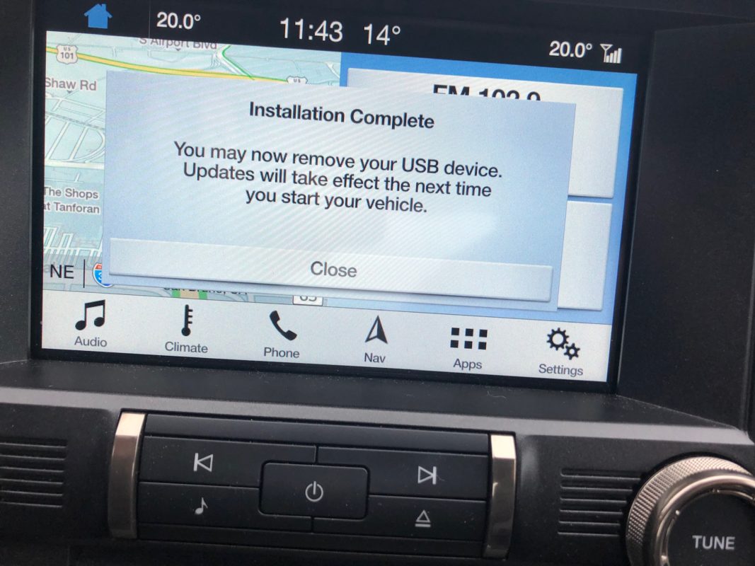 ford sync update