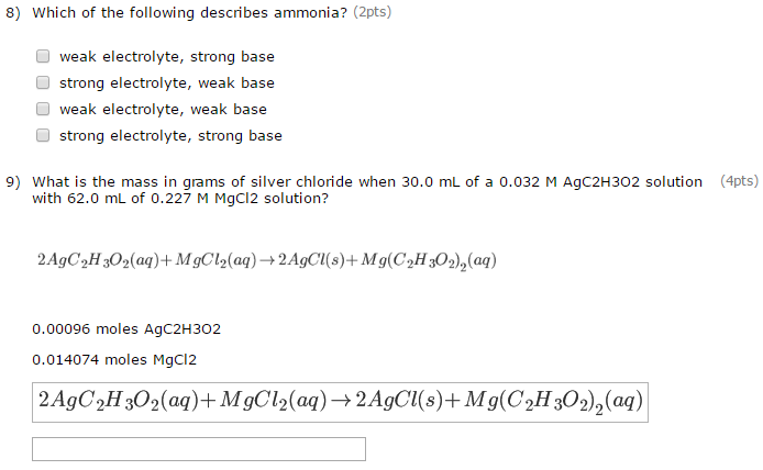 is ammonia a strong electrolyte