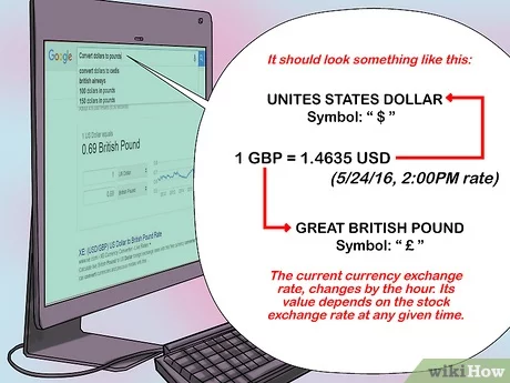 convert gbp to us dollar currency