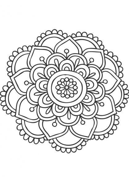 mandalas faciles