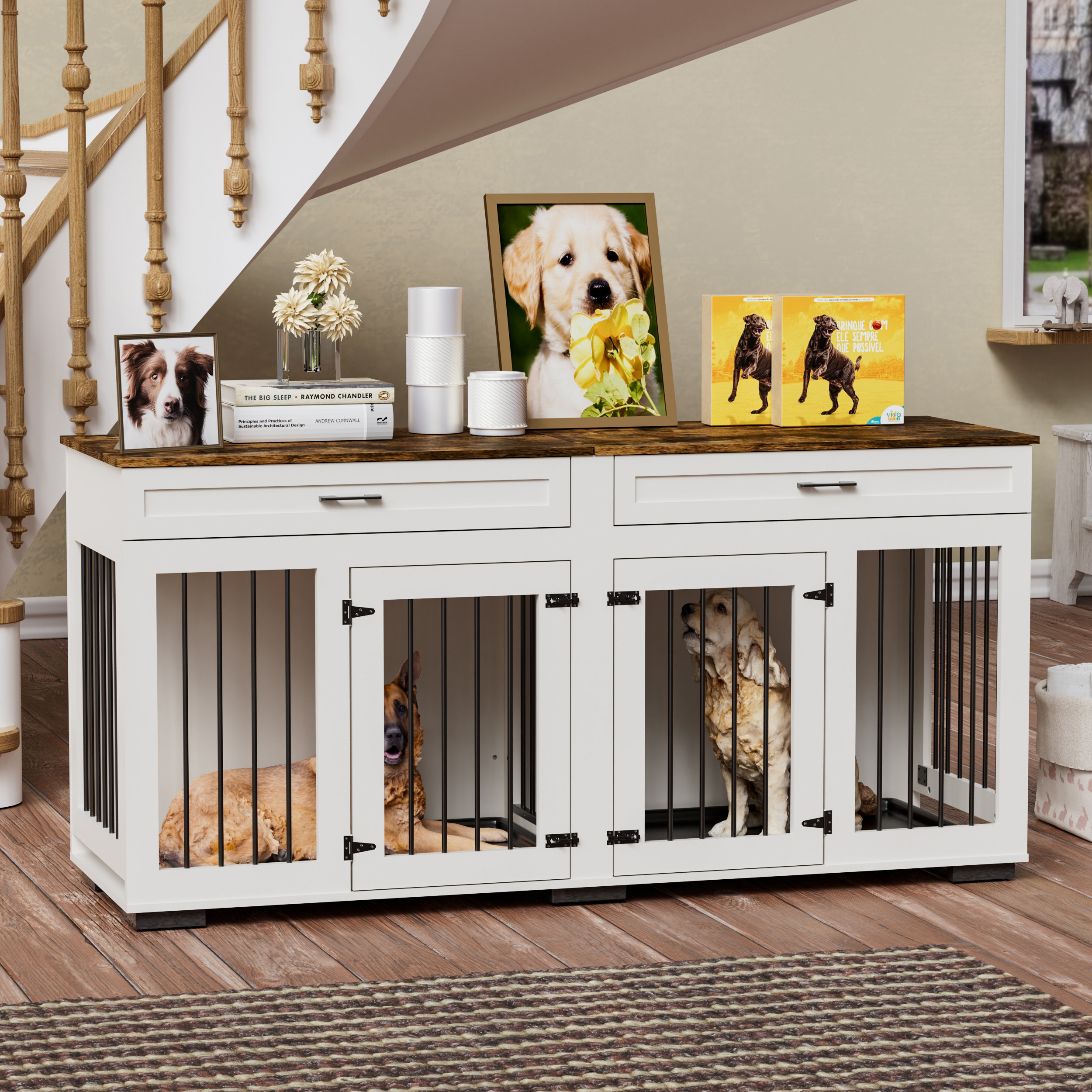 furniture dog kennel