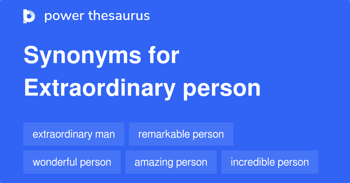 extraordinary synonym