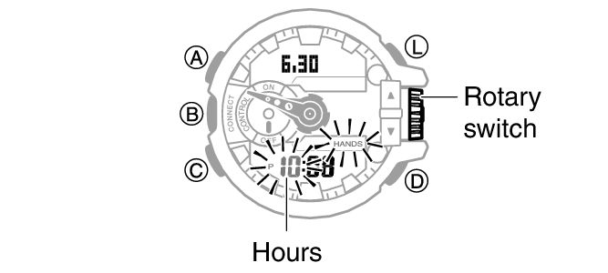 setting time casio g shock