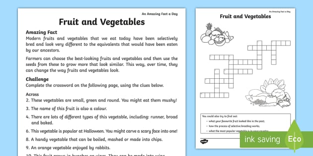 crossword clue vegetable