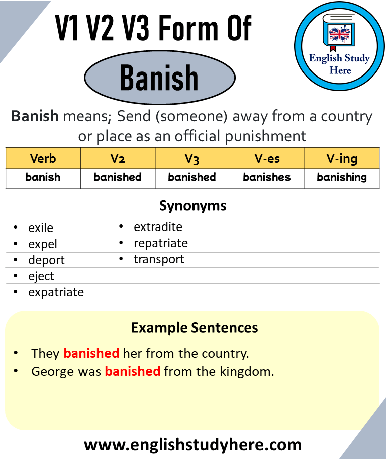 banishment synonym