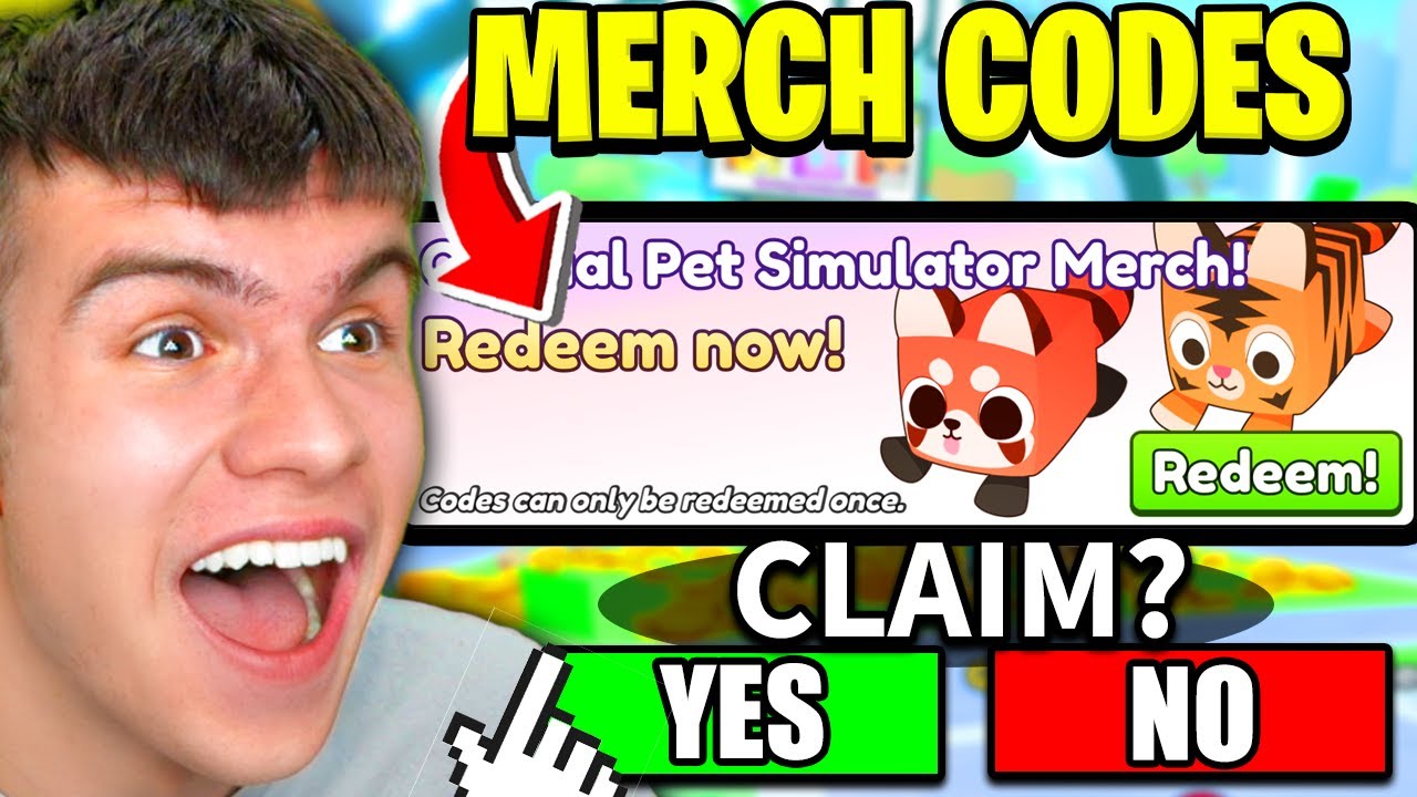 pet sim 99 merch codes