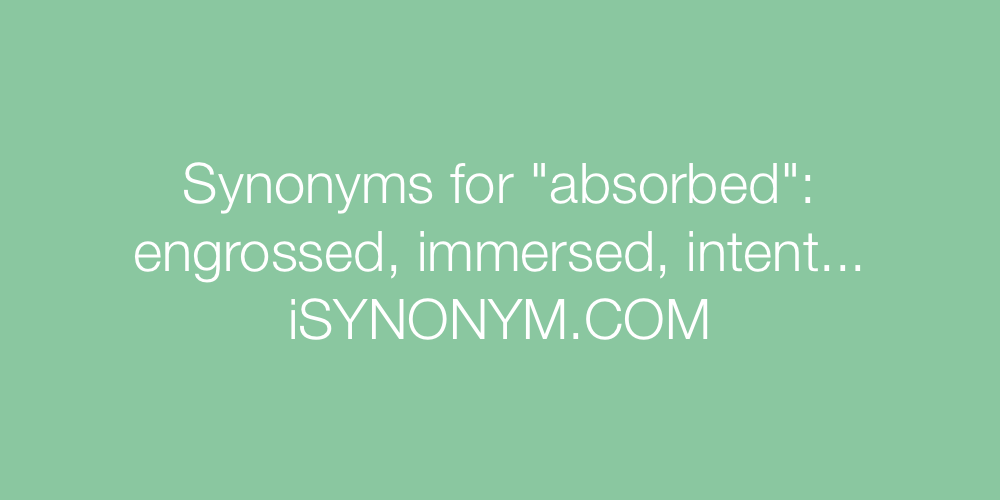 synonym absorption