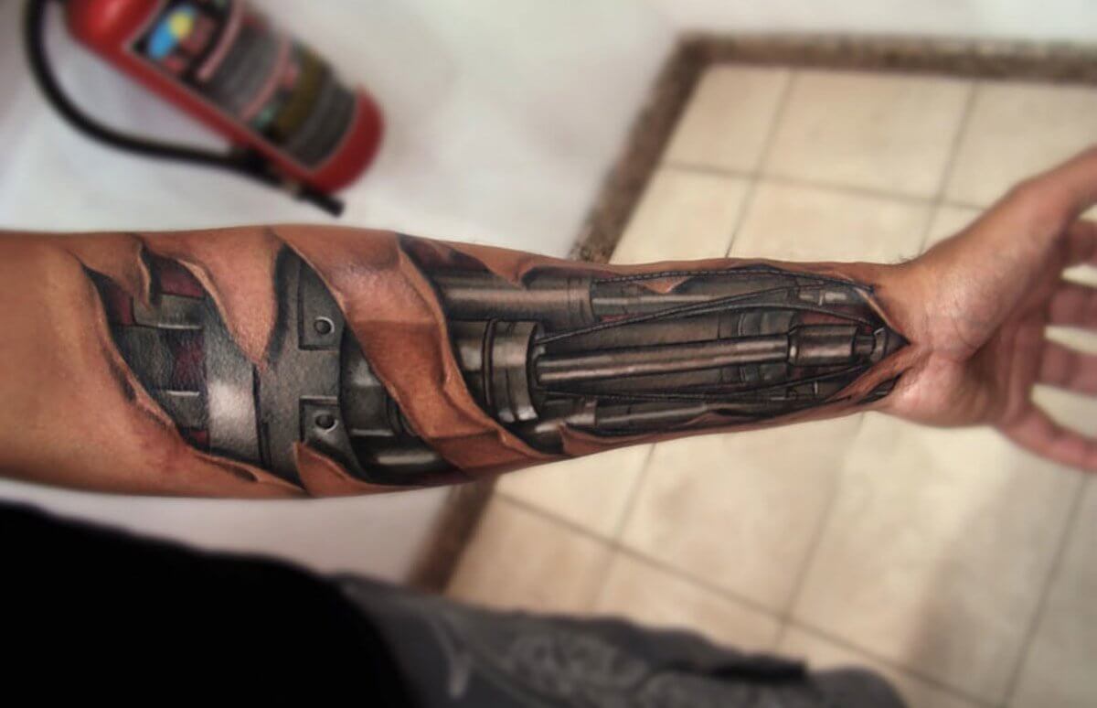 biomech tattoo