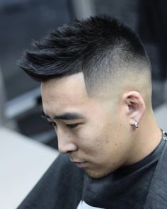 short hairstyle for asian male