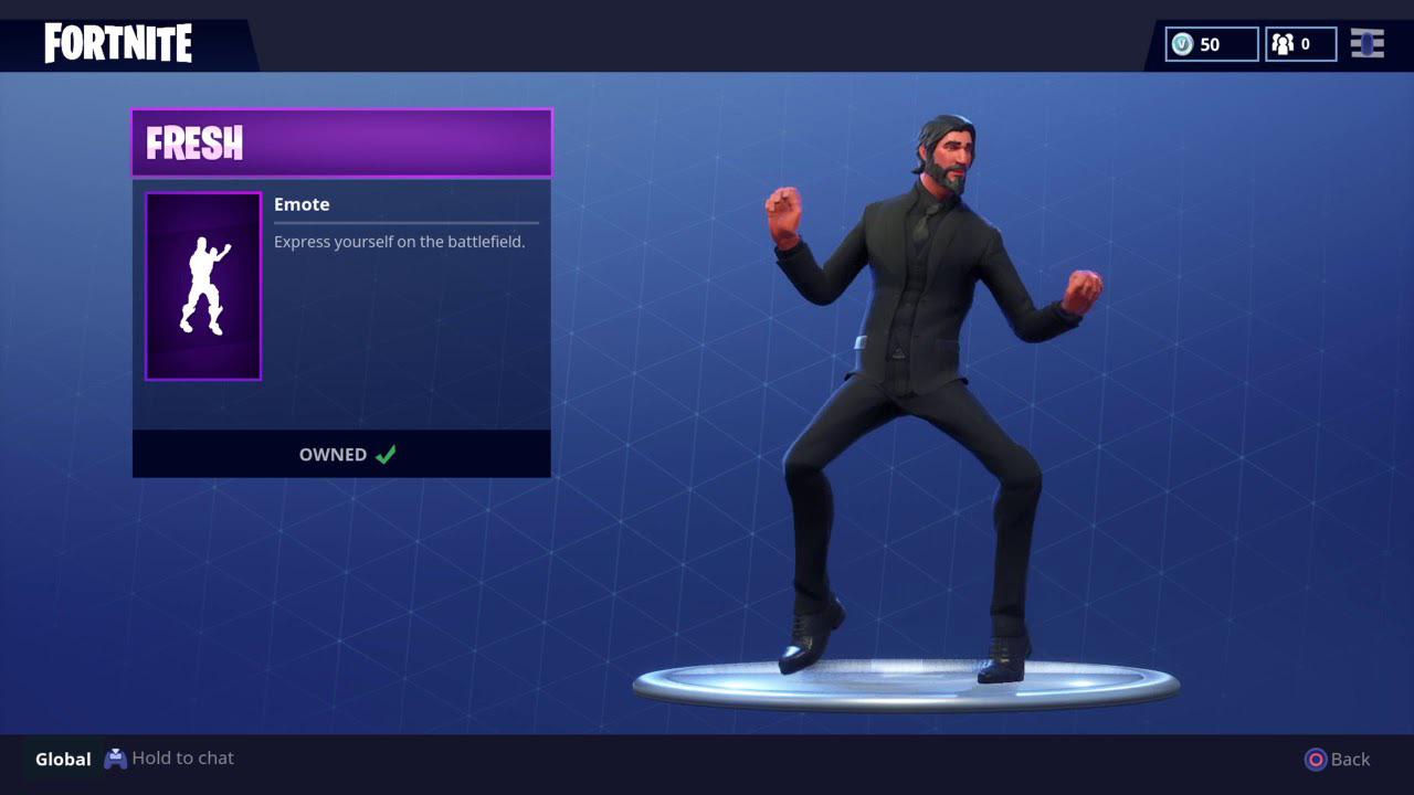 is fresh the rarest emote