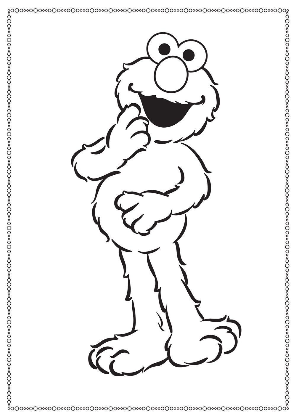 elmo coloring sheet