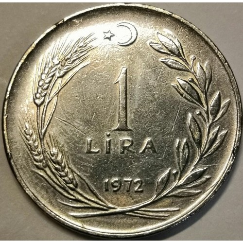 1972 1 lira değeri