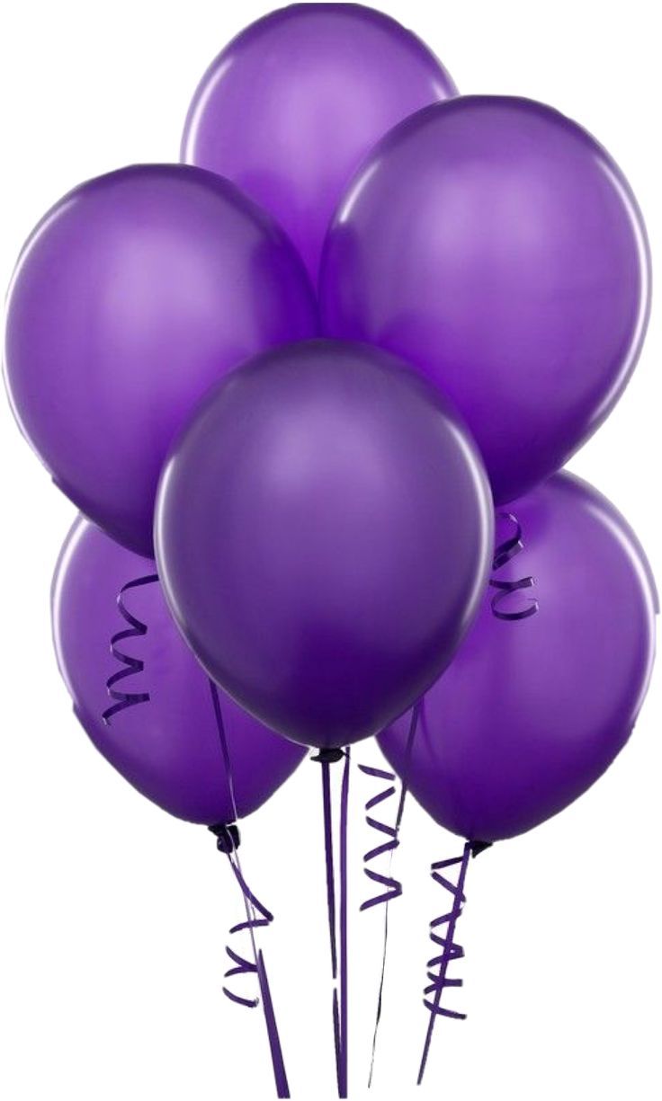 purple balloons png