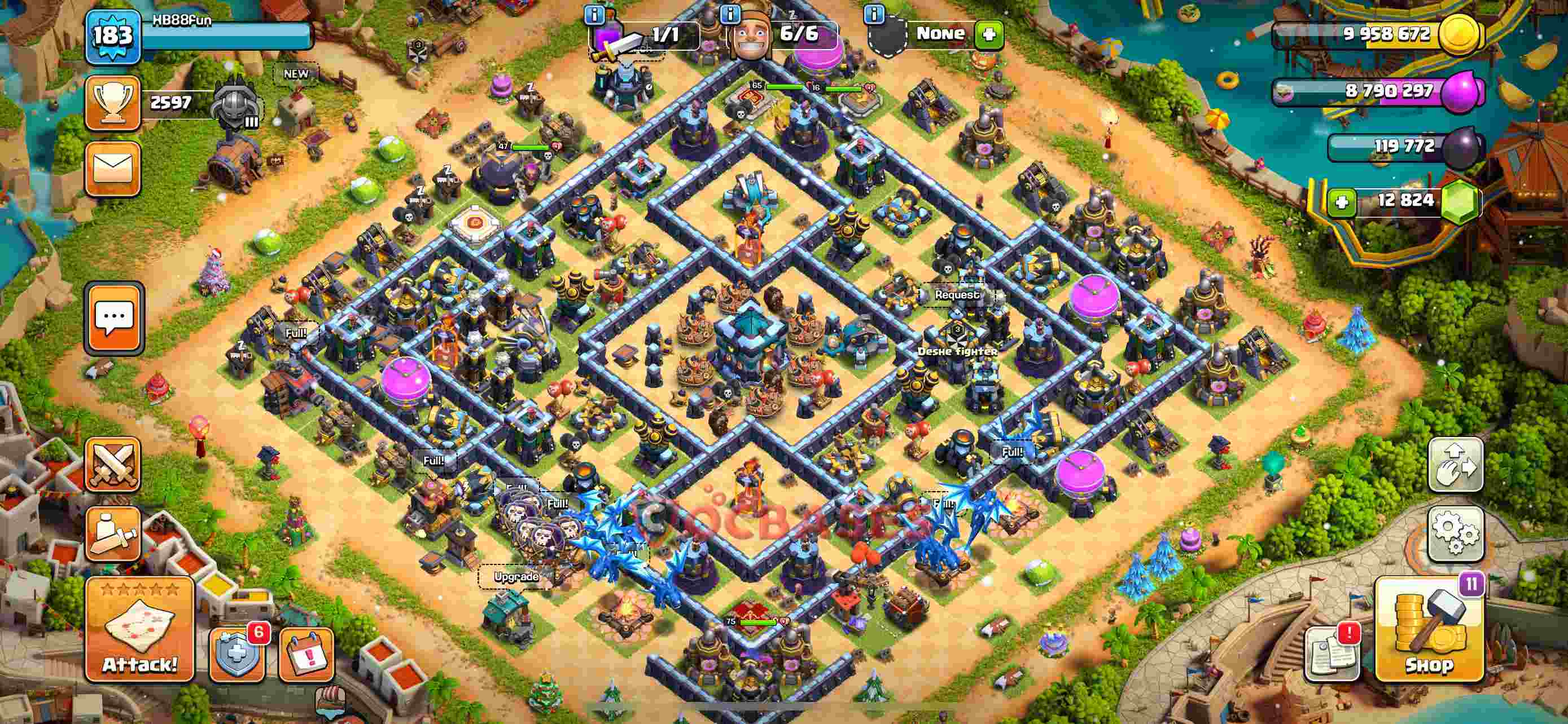 th13 war base