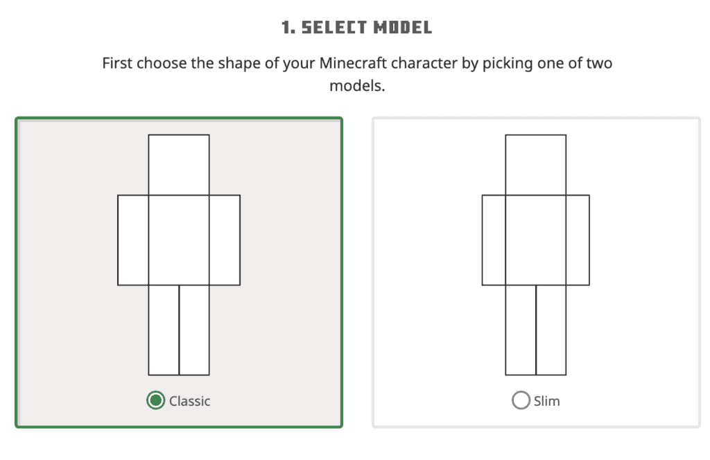 slim vs classic minecraft