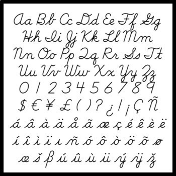 dnealian cursive font