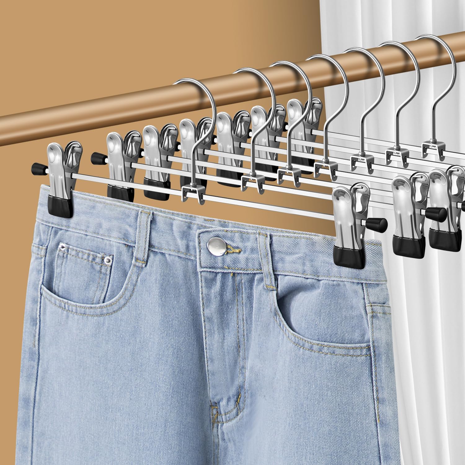 hangers for trousers with clip