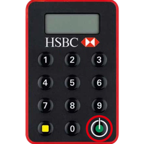hsbc log in with secure key