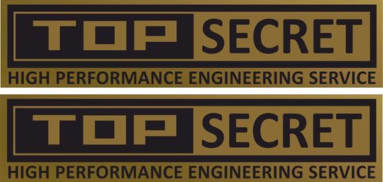 top secret decal