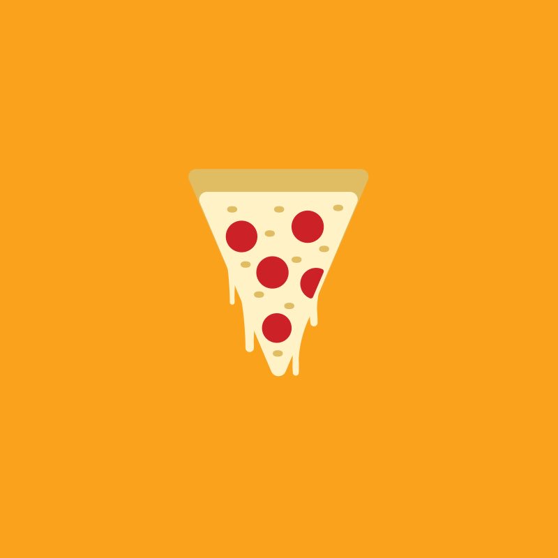 minimalist pizza