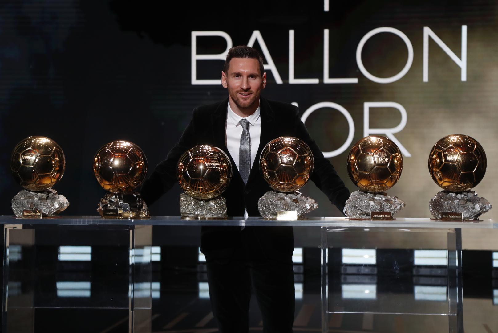 how.many ballon dors does messi have