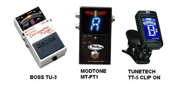 clip on tuner vs pedal