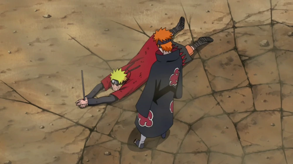 what episode does naruto fight pain