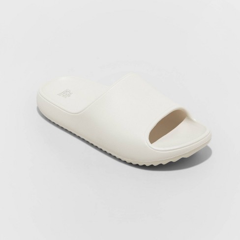 white sandals at target