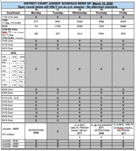 nc court docket