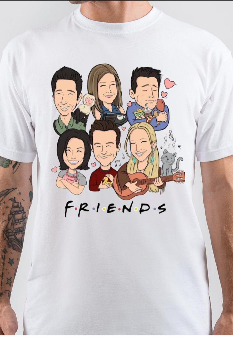 friends sitcom t shirts