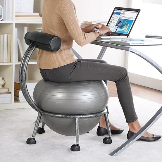 fitball balance ball chair