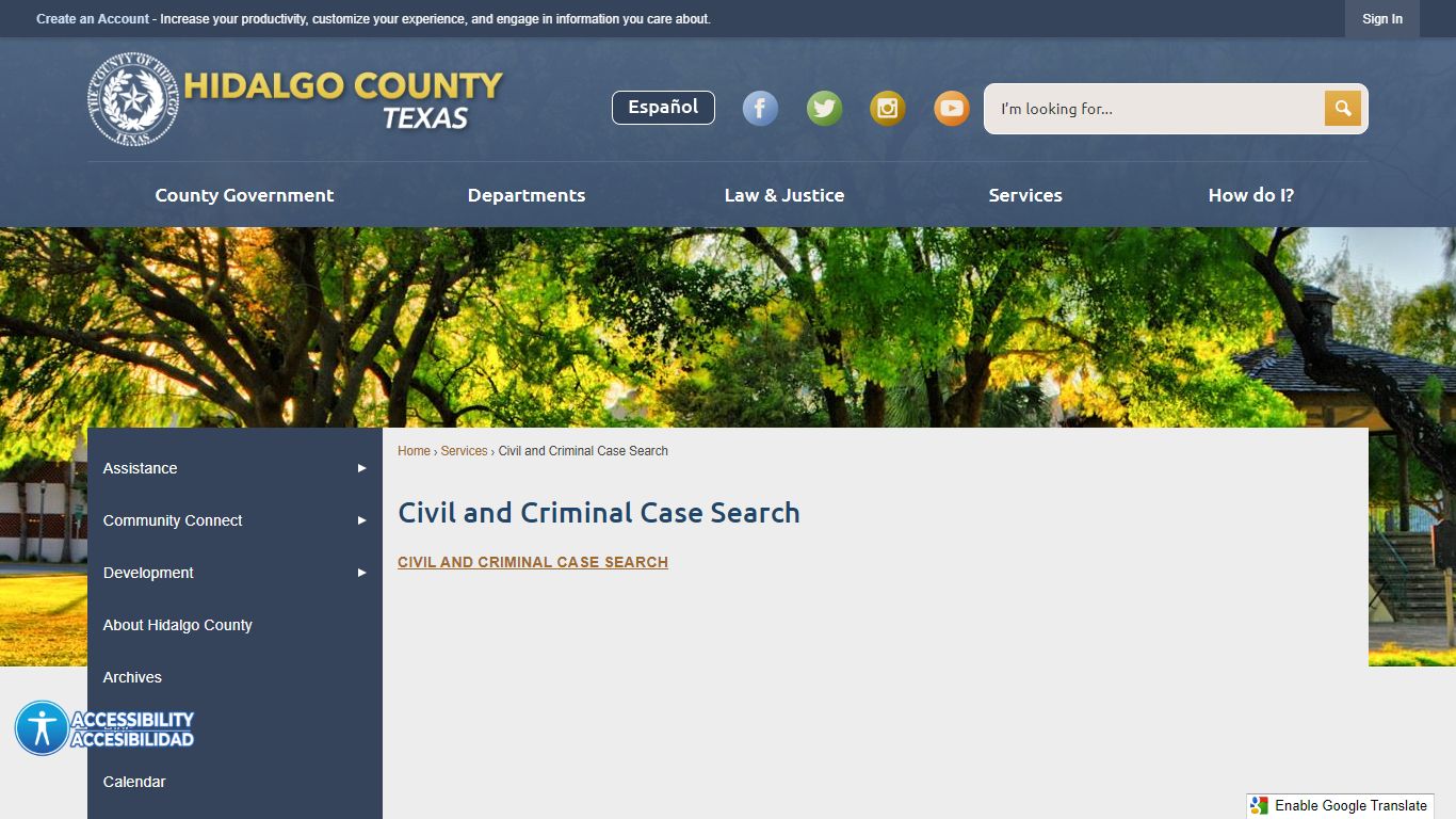 hidalgo county case search