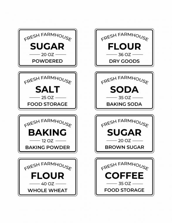 free printable pantry labels pdf