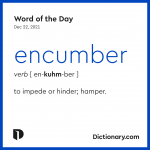 define encumber